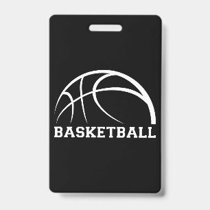 Basketball Ball Design Ausweis
