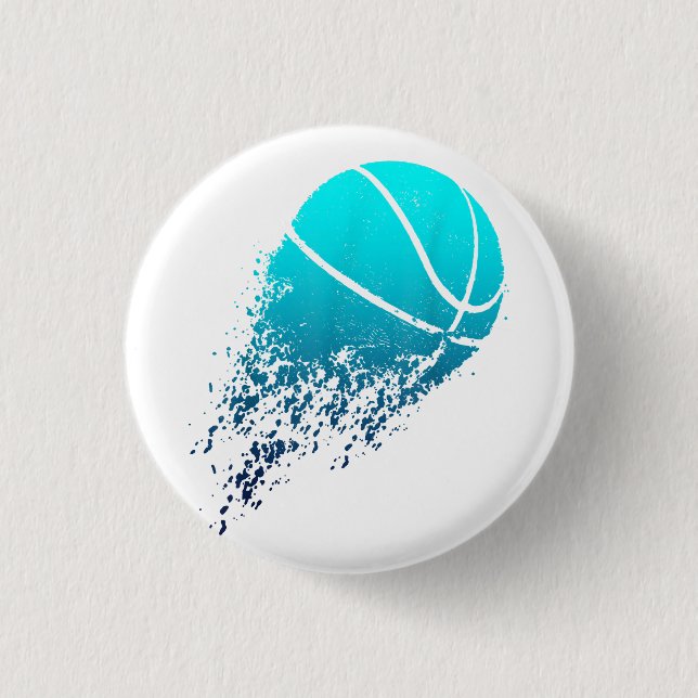 Basketball Ball Fan Baller Sport Button (Vorderseite)