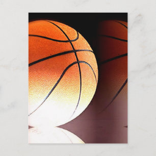 Basketball Ball Post Cards Postkarte