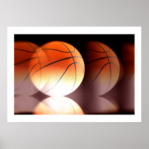 Basketball Ball Poster Print