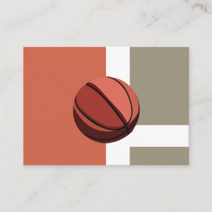 Basketball Ball Sport Coach Visitenkarte