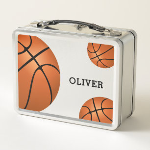 Basketball Ball Sportarten Benutzerdefinierter Nam Metall Brotdose