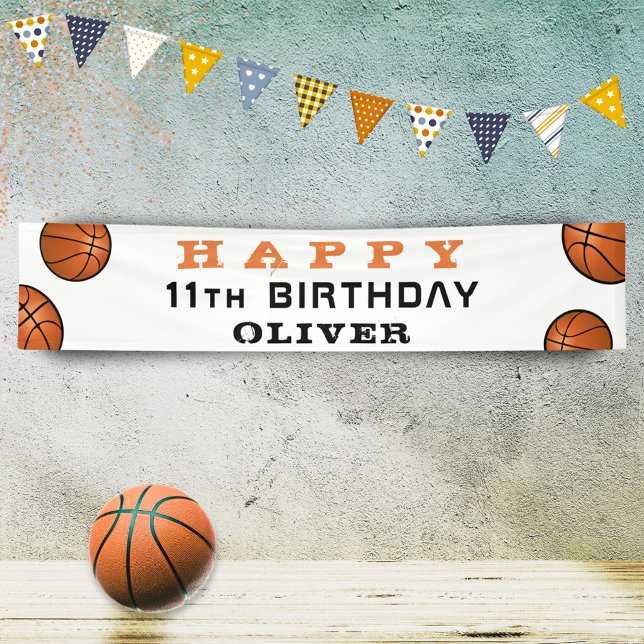 Basketball Ball Sports Kindergeburtstag Party Bann Banner (Von Creator hochgeladen)