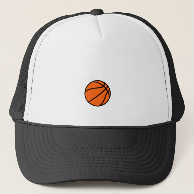 Basketball (Ball) Truckerkappe (Vorderseite)