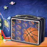 Basketball Balls Muster Sport Name Boy Metall Brotdose<br><div class="desc">Coole Basketball Balls Mustersport Name Boy Metal Lunch Box. Basketballtheater mit individuelle Name und Basketballbällen. Ideal für Kinder,  die Basketball und Sport Liebe haben. Füge Deinen Namen hinzu.</div>