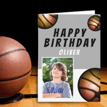 Basketball Balls Sport Kinder Glücklich Geburtstag