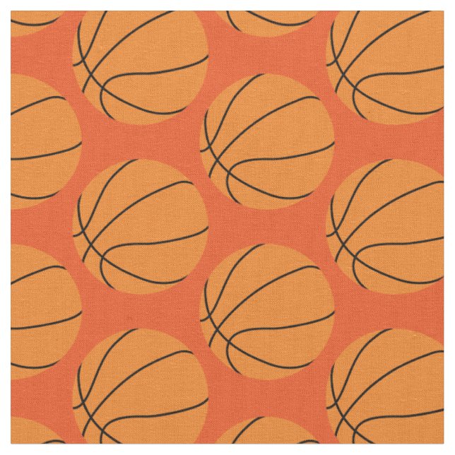Basketball Balls Sportsorange Stoff (Nahaufnahme)
