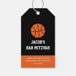 Basketball Bar Mitzvah Geschenkanhänger
