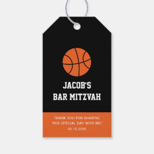 Basketball Bar Mitzvah Geschenkanhänger