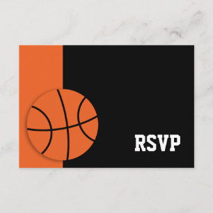 Basketball Bar Mitzvah UAWG RSVP Karte