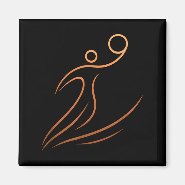 Basketball Baseball 1 Magnet (Vorne)