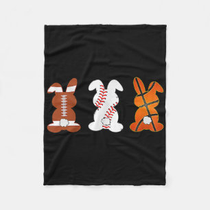 Basketball Baseball Football Sports Ostersonntag R Fleecedecke