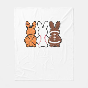 Basketball Baseball Football Sports Ostersonntag R Fleecedecke