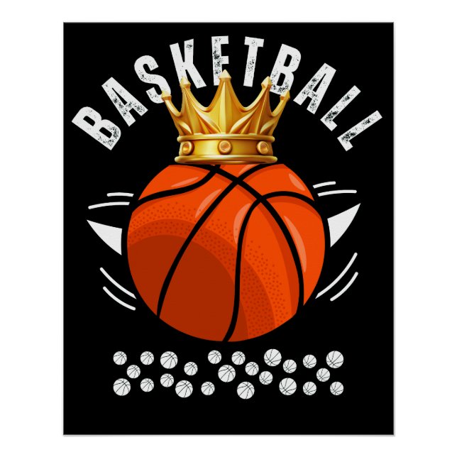Basketball-Basketball-Basketball-Baller Sport Poster (Vorderseite)