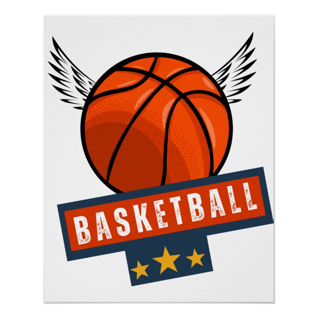 Basketball-Basketball-Basketball-Baller Sport Poster (Vorderseite)