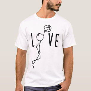 Basketball-Basketball-Basketball-Basketball-Basket T-Shirt