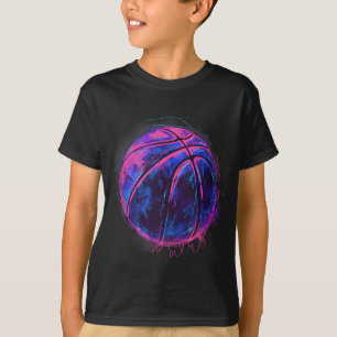 Basketball Basketball Basketball Zeichnend Wasser T-Shirt
