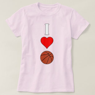 Basketball-Basketball-Basketballspieler für Frauen T-Shirt