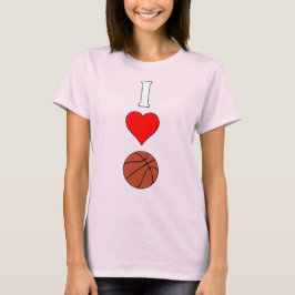 Basketball-Basketball-Basketballspieler für Frauen T-Shirt