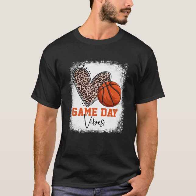 Basketball Basketball Game Day Vibes Basketball Ma T-Shirt (Vorderseite)