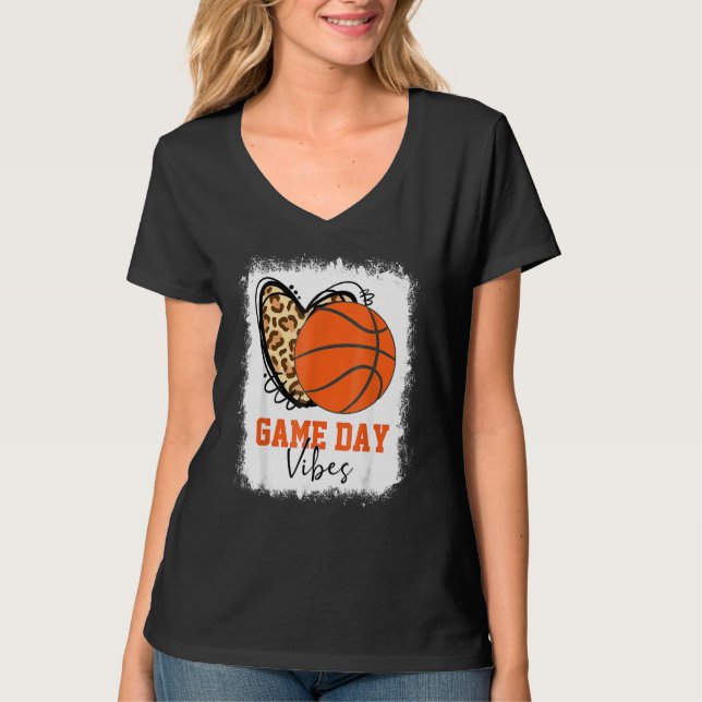 Basketball Basketball Game Day Vibes Basketball Ma T-Shirt (Vorderseite)