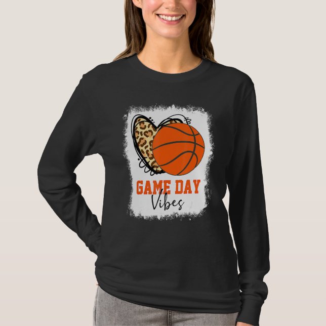 Basketball Basketball Game Day Vibes Basketball Ma T-Shirt (Vorderseite)
