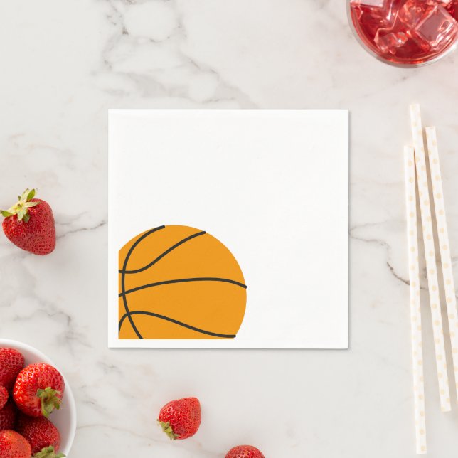Basketball, Basketball, Liebe Serviette (Beispiel)