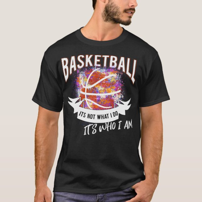 Basketball-Basketball-Team T-Shirt (Vorderseite)