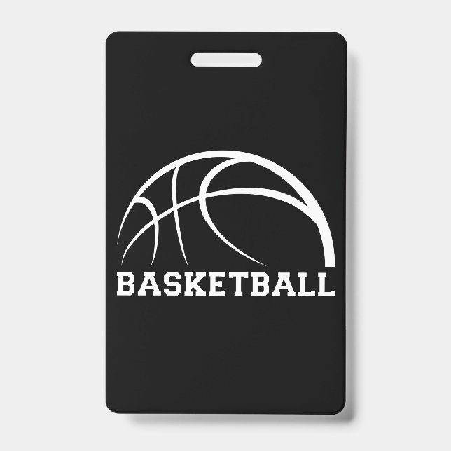 Basketball-Basketballdesign Ausweis (Vorderseite)