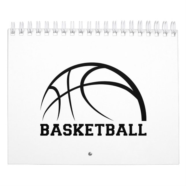 Basketball-Basketballdesign Kalender (Titelbild)