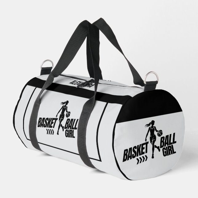 Basketball, Basketballspielerin, Team, Geschenk Duffle Bag (Linke Seite)