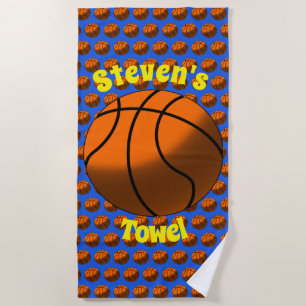 Basketball Beach Handtuch