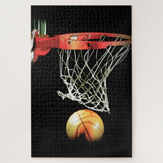 Basketball - Beliebte Sportart Puzzle (Vertikal)