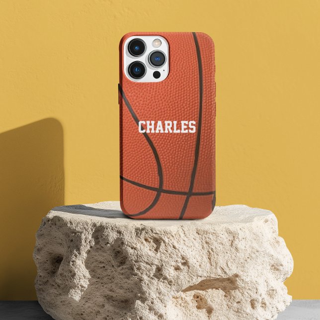 Basketball-Beschaffenheits-personalisierter Fall Case-Mate iPhone Hülle (Von Creator hochgeladen)