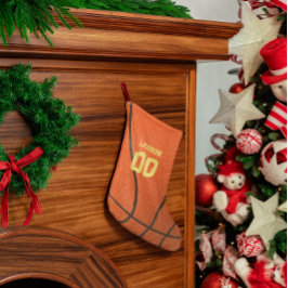 Basketball-Beschaffenheits-personalisierter Kleiner Weihnachtsstrumpf