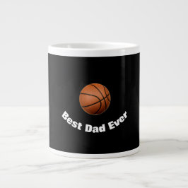 Basketball Bester Vater je nach Kundenwunsch Jumbo-Tasse
