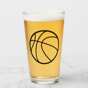 Basketball-Bierglas Glas