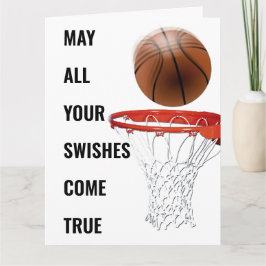 Basketball Birthday Funny Karte