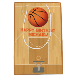Basketball Birthday Mittlere Geschenktüte