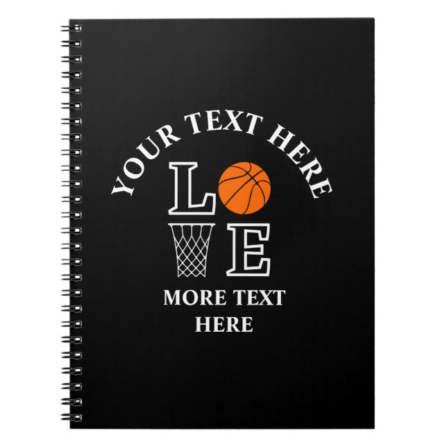 Basketball Birthday, Player  Notizblock (Vorderseite)