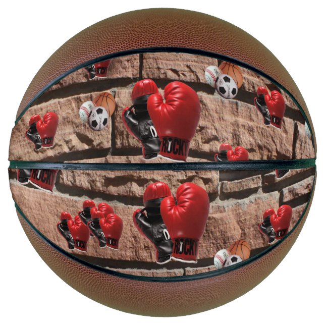 Basketball Boxhandschuhe (Vorderseite)