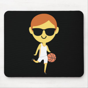 Basketball Boy Emoji 1 Mousepad