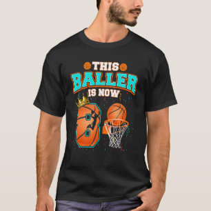 Basketball Boys 8. Geburtstag Dieser Baller ist je T-Shirt