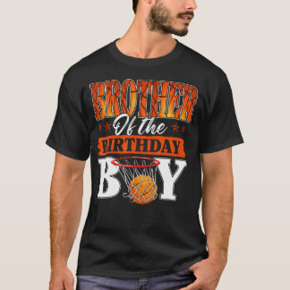 Basketball-Bruder des Geburtstagskindes Familie T-Shirt