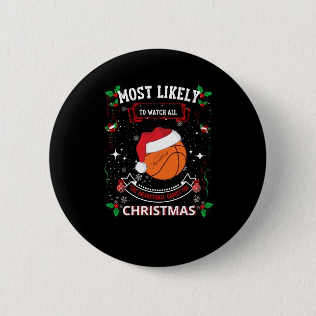 Basketball Button (Vorderseite)