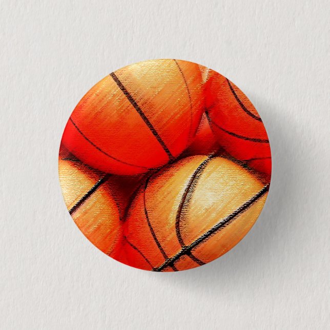 Basketball Button (Vorderseite)