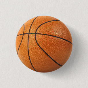 Basketball Button / Knopf - Ich Herz Hoops!