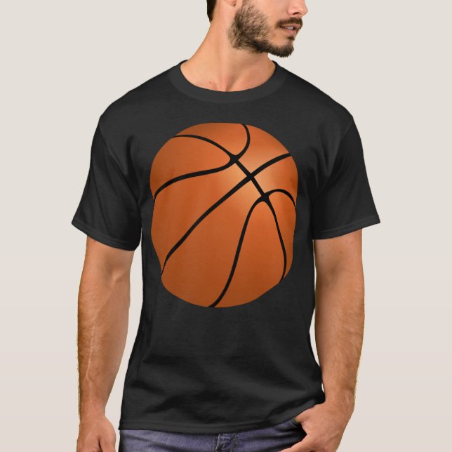 Basketball-Cartoon Einhorndrama Lama T-Shirt (Vorderseite)