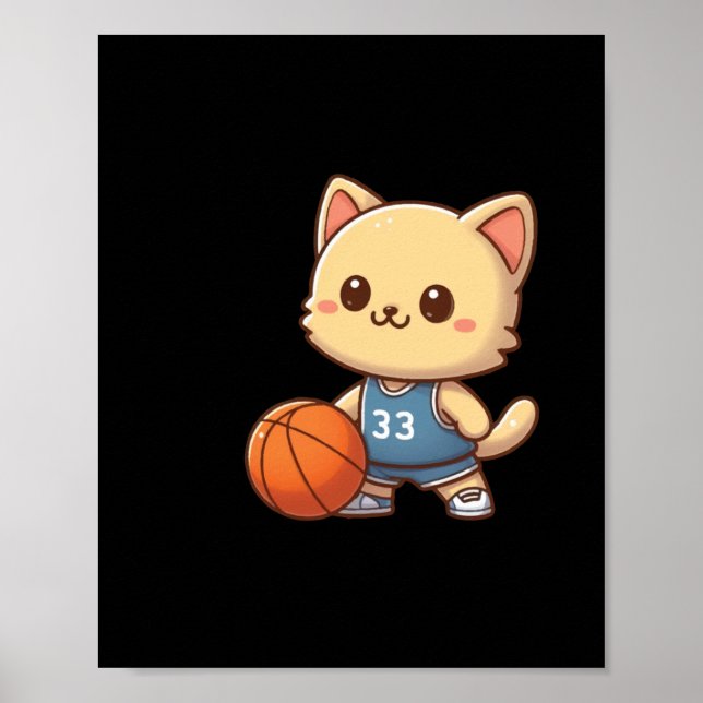 Basketball Cat Ba Poster (Vorne)