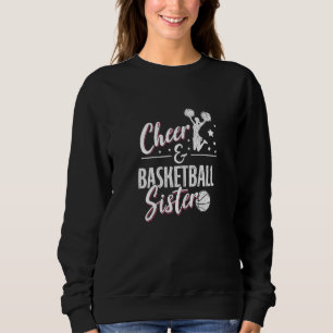 Basketball Cheer Fan Graphic Women Schwestern Chee Sweatshirt